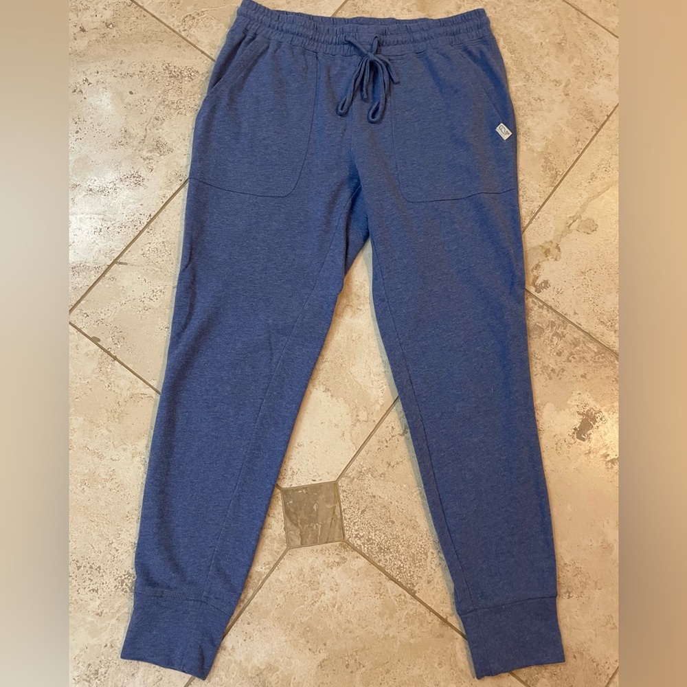 Vineyard Vines Blue Heathered Drawstring Joggers